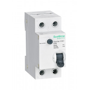City9 Set Авт. выкл. диф. тока (АВДТ) 1P+N С 25А 4.5kA 30мА Тип-A 230В (C9D55625)