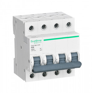 City9 Set Автоматический выключатель (АВ) B 20А 4P 4.5kA 400В (C9F14420)